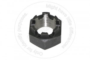 Прорезная/корончатая гайка, 1 - 1/2 - 12" Thread Hex Slotted Castle Jam Nut Blumag for CAT #299-3401