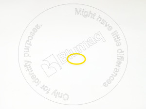 Уплотнительное кольцо, 3.53 x 50.39 mm 70A VMQ O - Ring Blumag for CAT #8M-4436