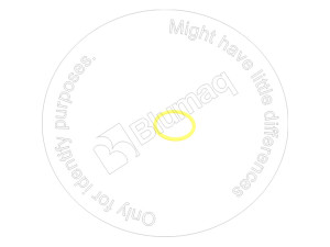 Уплотнительное кольцо, 3.53 x 34.52 mm 70A VMQ O - Ring Blumag for CAT #8M-5249