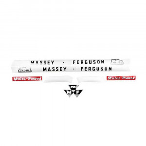 Emblem set mf135/148 #3406972M91 KMP BRAND for Massey Ferguson