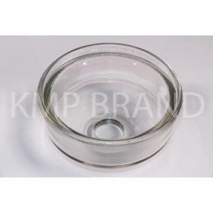Pack of 3 fuel bowl - glass, cav type #T19119 KMP BRAND for John Deere